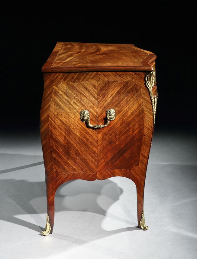 A brass mounted mahogany commode | MasterArt